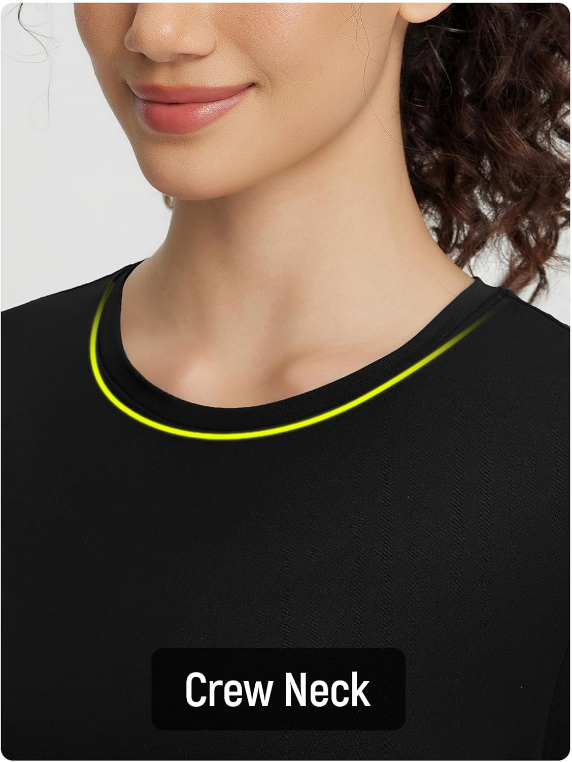 baleaf Women's Short Sleeve Workout Shirts UPF 50+ Open Back Tops Sun Protection Athletic Yoga T-Shirts - Image 6