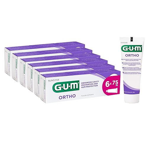 GUM ORTHO Zahngel | speziell für Zahnspangenträger | reduziert Plaquebildung