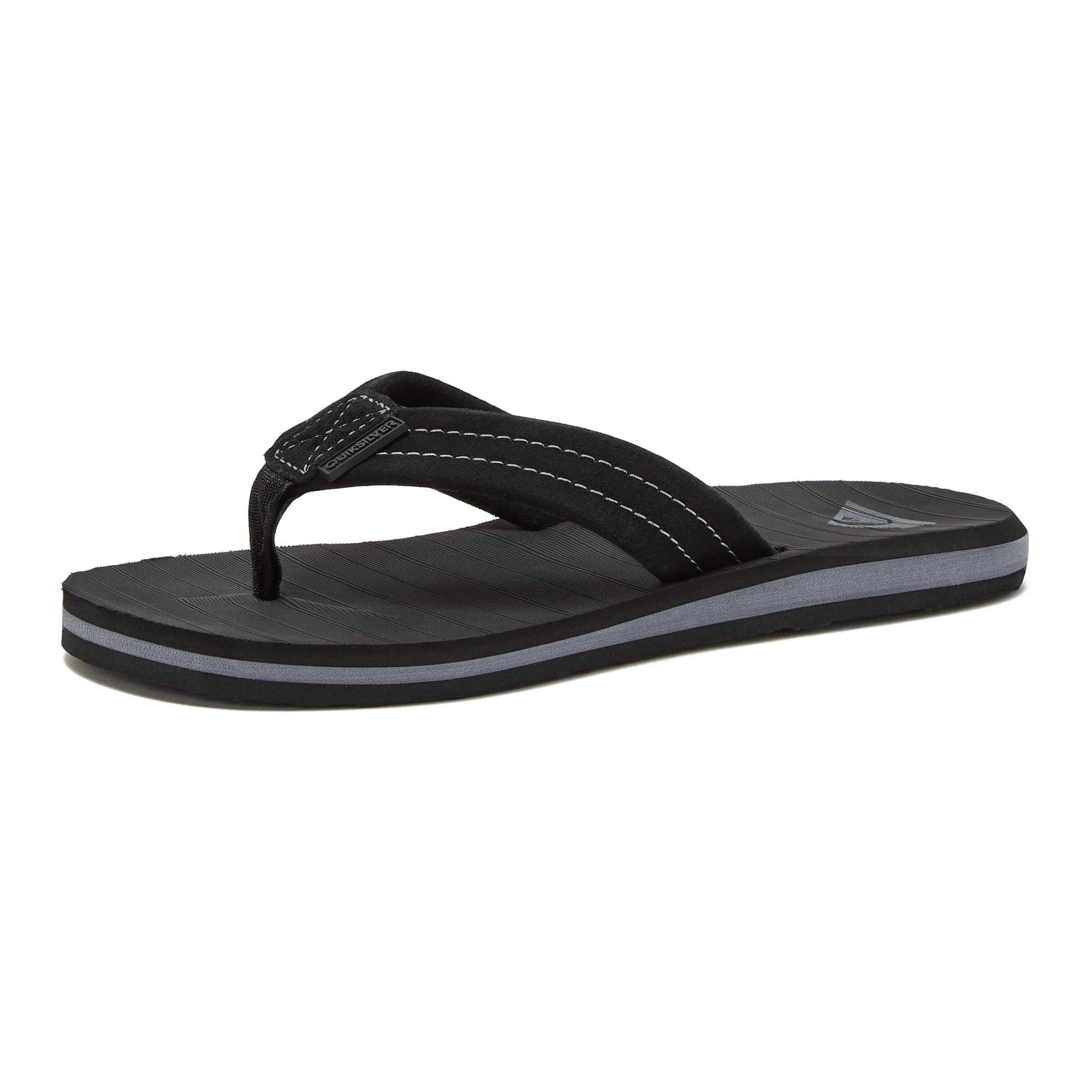 Quiksilver Carver Suede Fixed Strap Kids Flip Flop Youth Sandal SandaliUnisex - Bambini e ragazzi