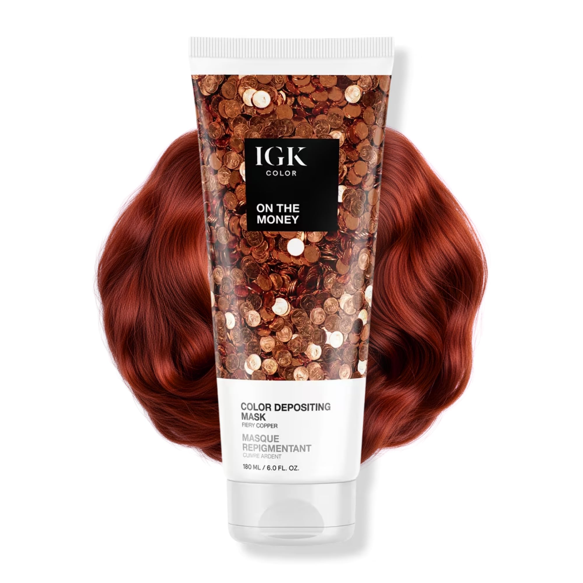 - Hair Gloss Toner & Color Depositing Mask | Fiery Copper Semi-Permanent | Vegan + Cruelty Free | On The Money