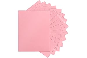 Pink Cardstock Paper 8.5x11 | Premium 200gsm Colorful Card Stock for DIY Cards, Crafting, Invitations