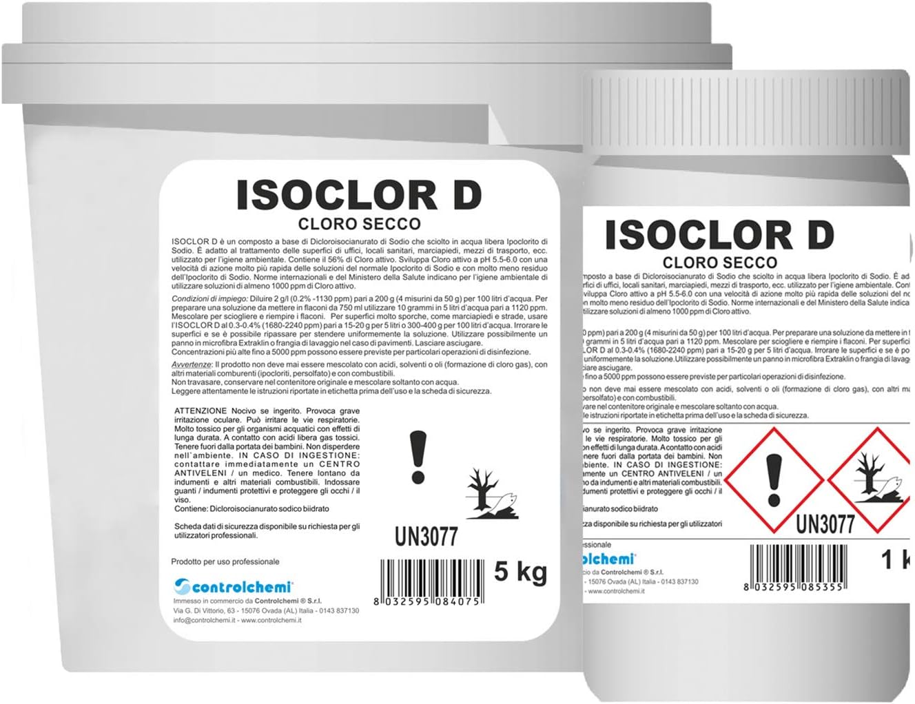 Kemika-Isoclor D kg 1 dry chlorine dissolved in free water Sodium hypochlorite