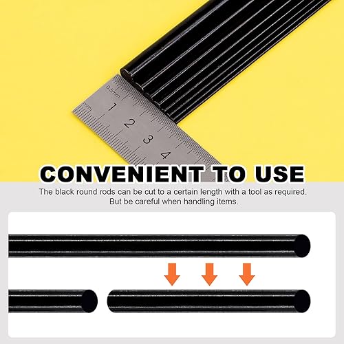 Miniatura 5 de Tanstic Kit de 29 varillas de acero inoxidable 304 de 0.059in, 0.098in, 0.118in, 0.157in, 0.197in, 0.315in, 3.937in de longitud, varillas de metal