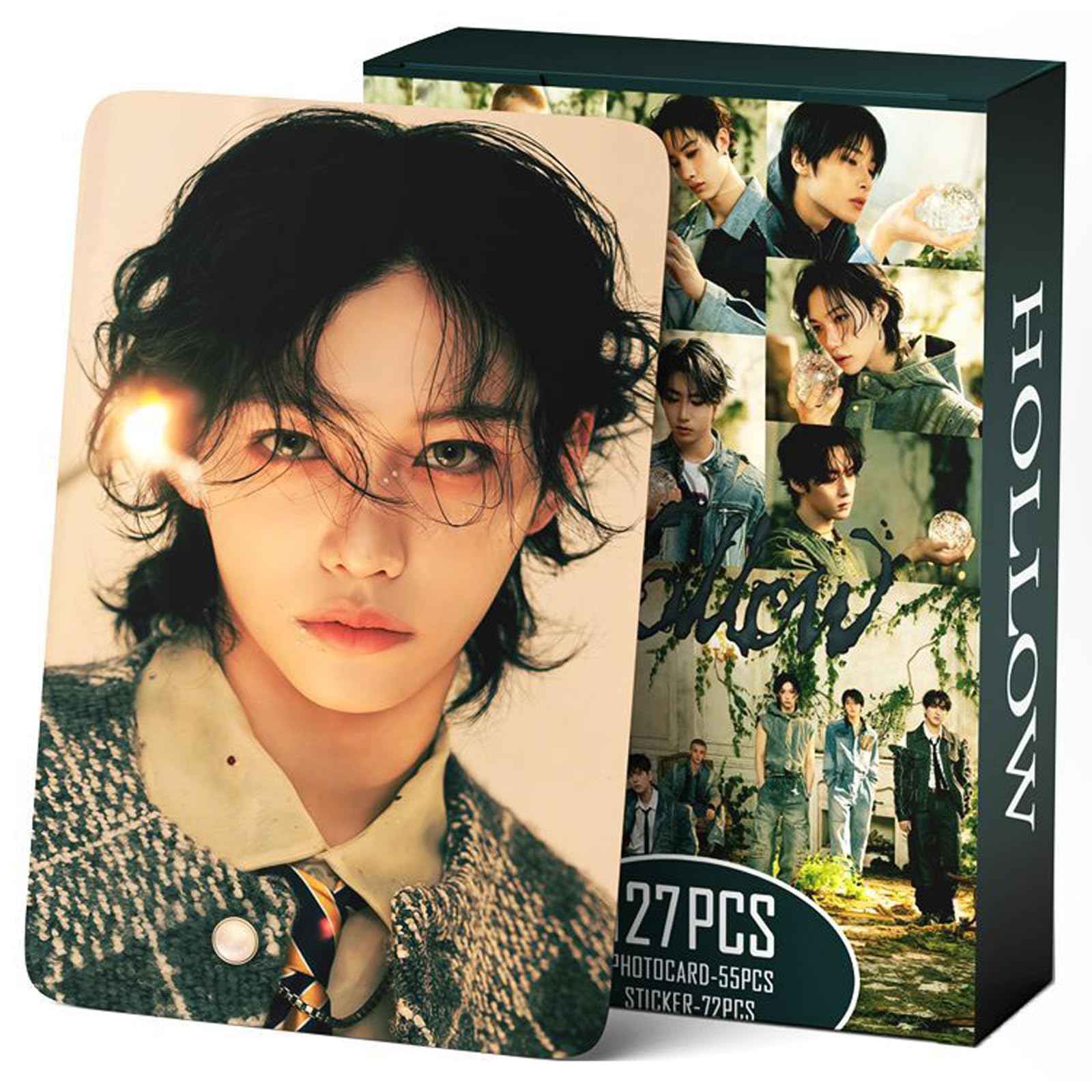 Yuto Stray Kids Photocards 127 PCS Stray Kids Hollow Photo Cards Stray Kids lomo Card Gift Lomo Cards Merch for Stray Kids Boys and Girls
