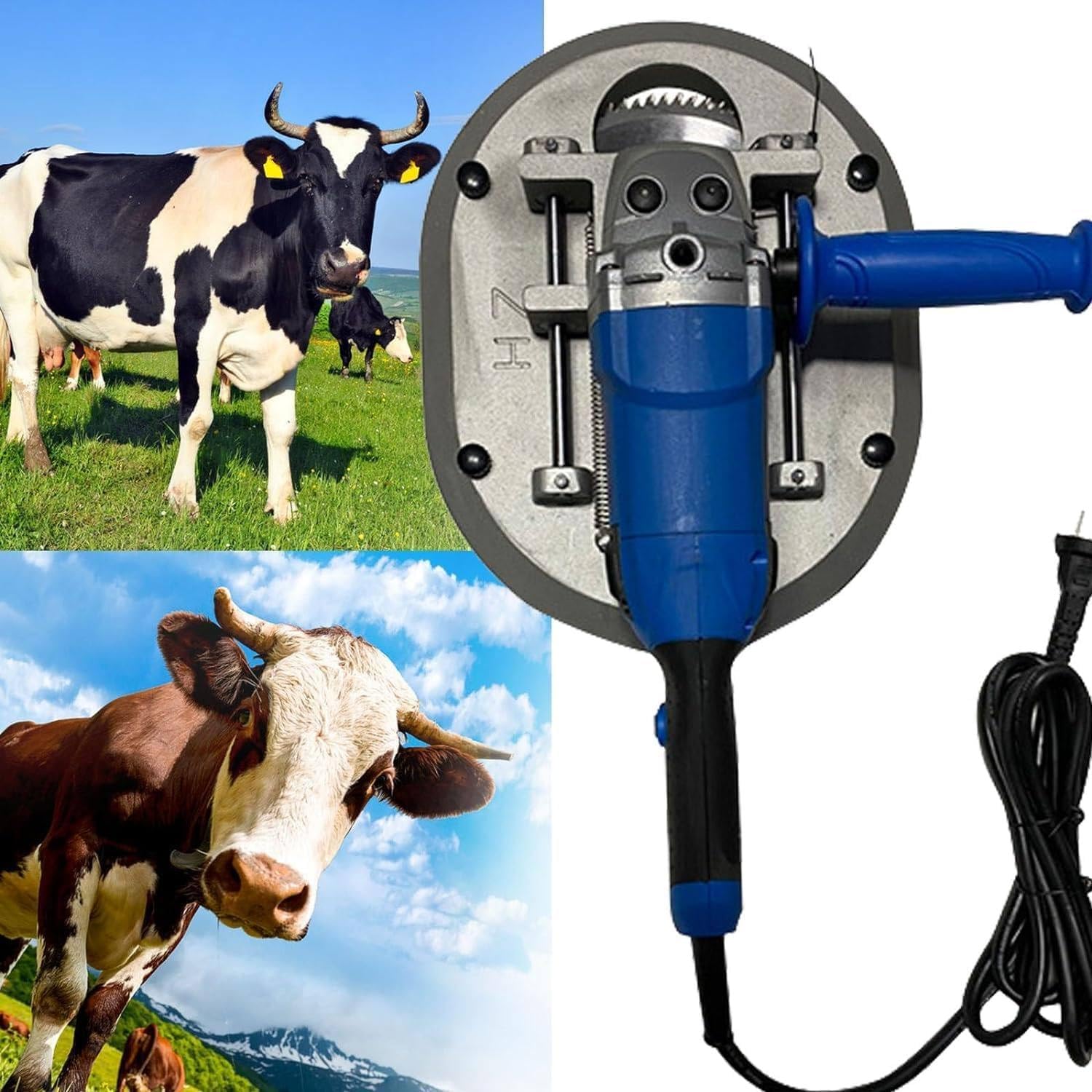 Dehorner Elettrico per Bovini E Ovini, 110 V/220 V 1900 W Ad Alta Potenza, Resistenza alle Alte Temperature, Taglia-Corno per Veterinario, Fattoria, Ranch, Attrezzi per Bestiame
