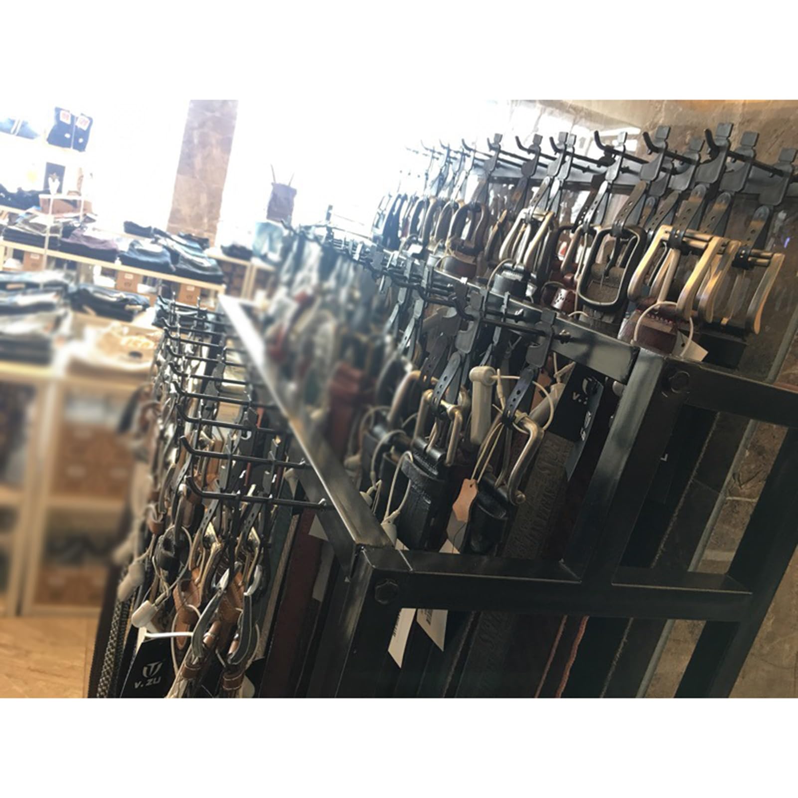 Präsentationsständer, Gürtel-Organizer, stehend, Gürtelaufhänger für Herren, Schrank, Gürtel, Krawatten, Display-Halter, modernes Gürtel-Aufbewahrungszentrum
