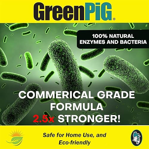 Miniatura 4 de GREEN PIG El tratamiento del tanque vivo 53C ayuda en la descomposición de los desechos sépticos para prevenir copias de seguridad con un lavado