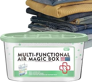 クローゼット用除湿剤 | 110g 吸水ボックス | クローゼット消臭剤 - 家 クローゼット 台所 寝室 浴室 車 用