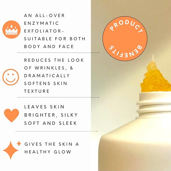 Serious Skincare Phyto Pumpkin Exfoliating Face + Body Scrub for Dull Skin, Gently Exfoliates & Hydrates, Moisturizing Almond & Coconut Oil for Soft, Radiant Skin, Smooth Rough Dry Skin Bumps 8 Oz