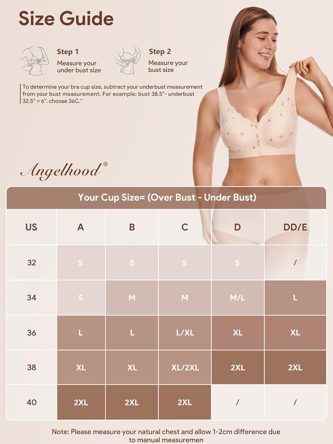 Seamless Daisy Bra for Women, Front Closure Jelly Bras Soft,Post Surgery Mastectomy Recovery,No Underwire Bralettes - Image 8