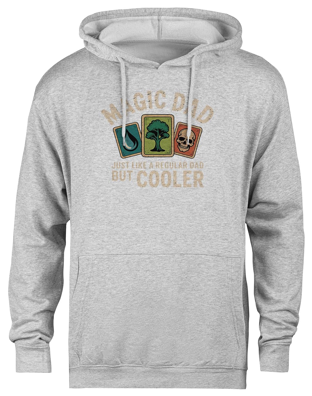 Spotkanie Magicznego Taty Szara Bluza Z Kapturem Unisex Bez Płci Unisex Grey Hoodie Genderless Pullover
