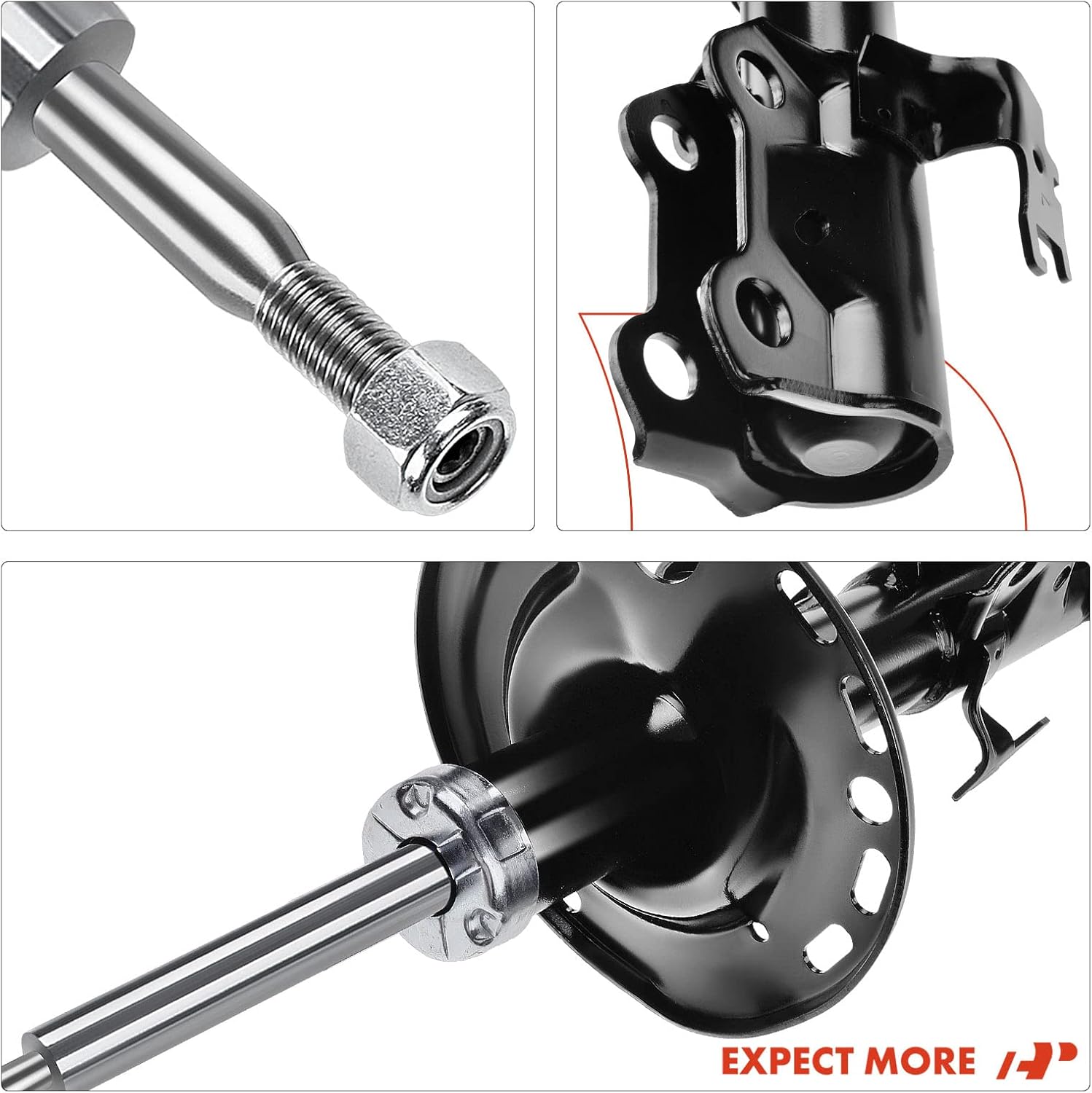 A-Premium Front Shock Absorber Strut Assembly Compatible with Toyota RAV4 2006-2012, 2-PC Set