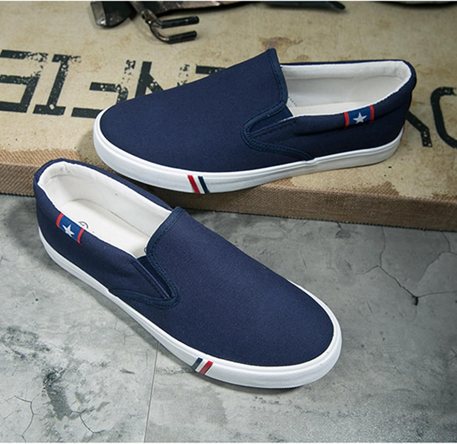 حذاء مشي للرجال سهل الارتداء وجيد التهوية وخفيف الوزن بكعب مسط... - view 4