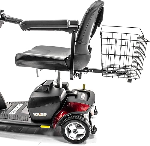 Miniatura 5 de Pride Mobility Soporte central de cesta trasera para scooter con pasador de horquilla de sujeción libre