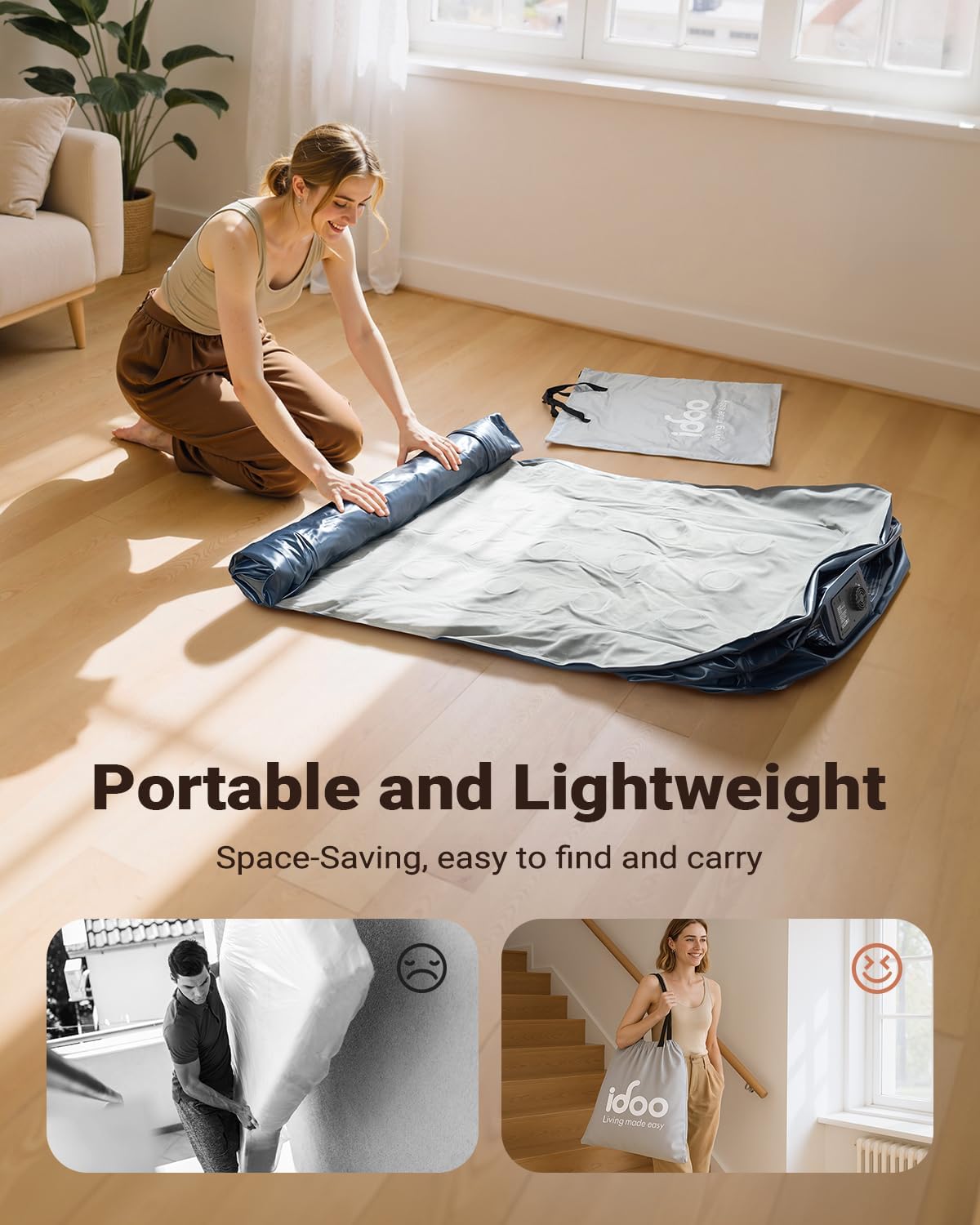 iDOO Air Mattress with Built in Pump 6