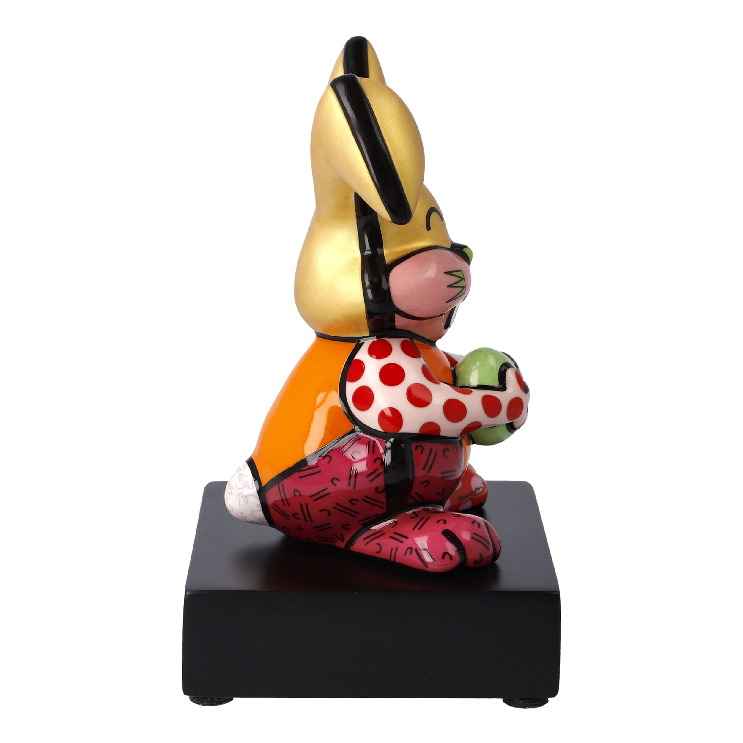 Goebel Pop Art figurka dekoracyjna, porcelana, 14 cm, pomarańczowa