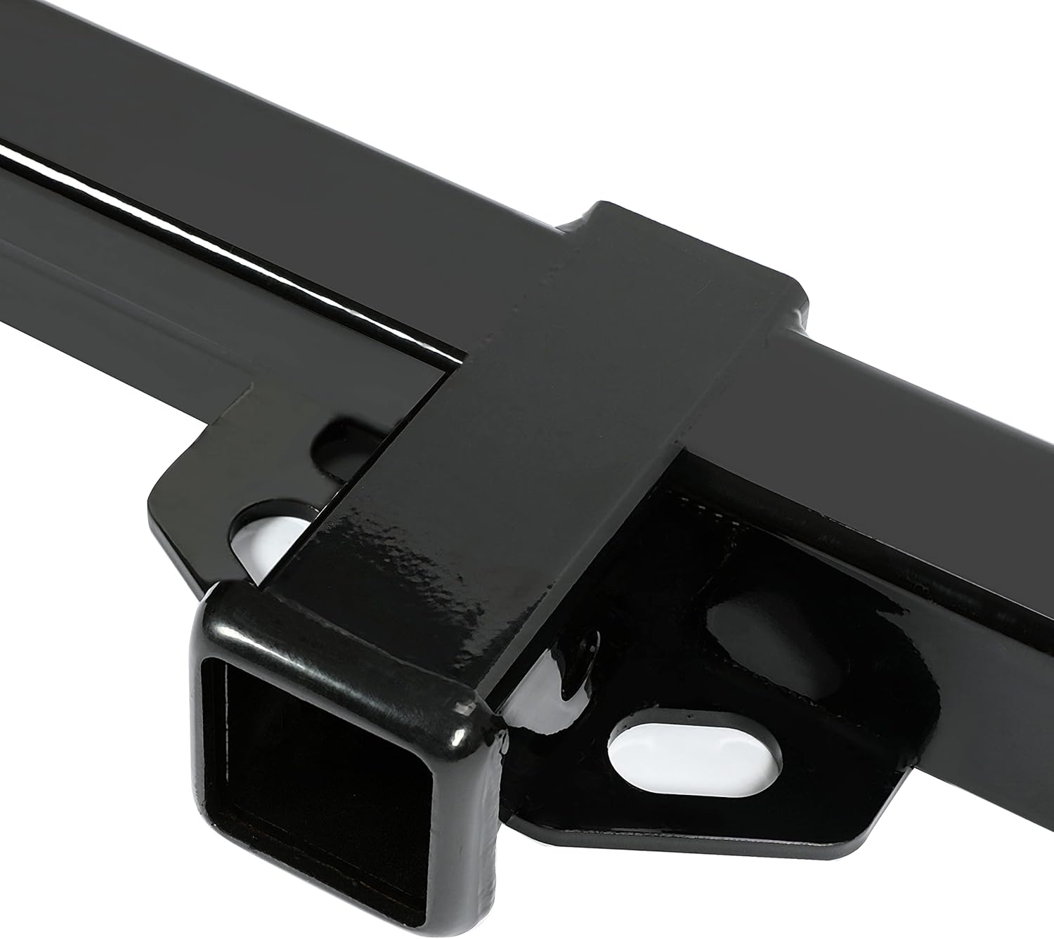 ECOTRIC 2" Class 3 Tow Trailer Hitch Receiver Compatible with 1983-2012 Ford Ranger 1994-2010 Mazda B2300 B2500 B3000 B4000 Rectangular Trailer Tow Hitch Receiver Powder Coated Black