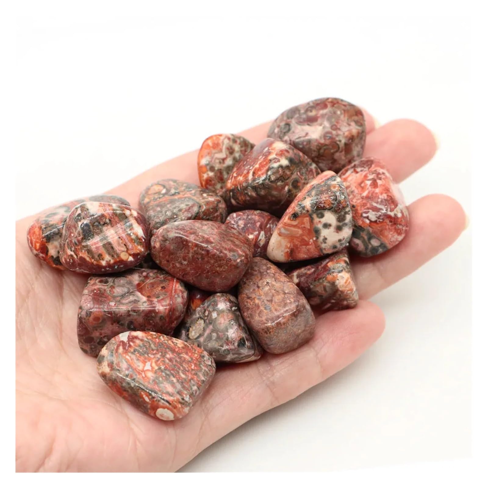 Piedras de Grava para peceras, Rocas pulidas caídas, Piedras Preciosas, Cristales, Acuario, jardín, Multicolor, 50g-1000g(Color 16,500g)