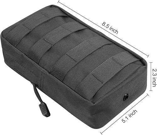 Miniatura 4 de Gogoku Paquete de 4 bolsas Molle tácticas Molle Bolsas Compactas Utilidad EDC Riñonera Pack