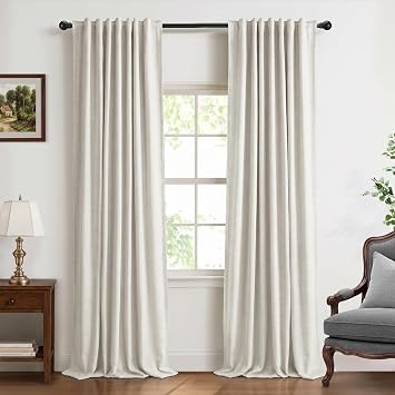 100% Blackout Curtains 2 Panels, 50