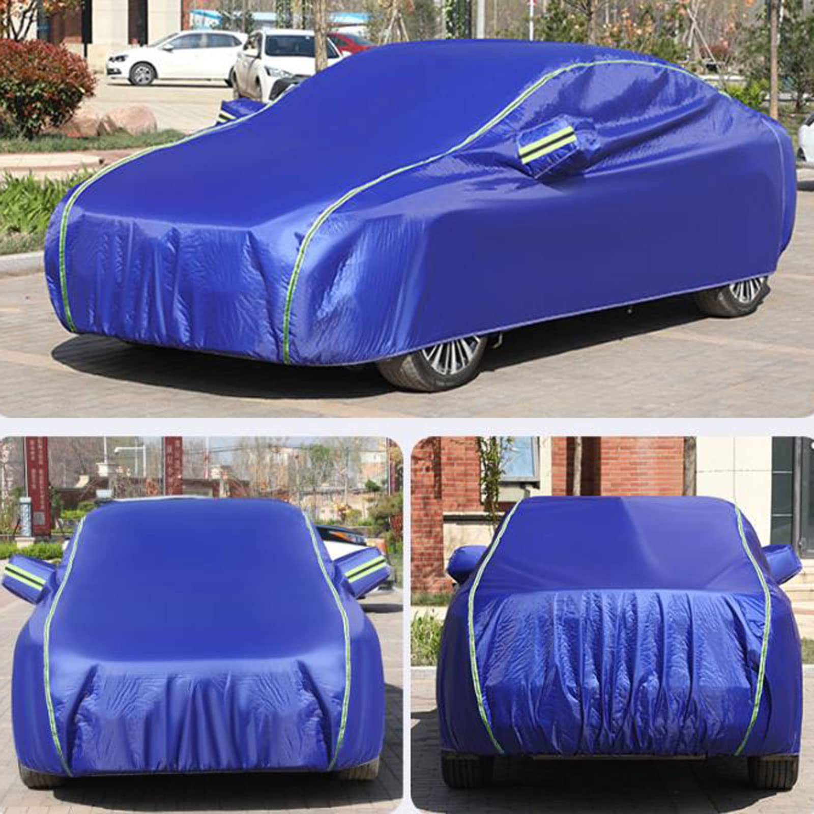 Pełne osłony samochodowe Kompatybilny z BMW Z3 Coupé Cabriolet, Pokrowce na samochód Wiatroodporne Wodoodporne słońce do samochodów Całoroczne uniwersalne Pełne pokrowce zewnętrzne