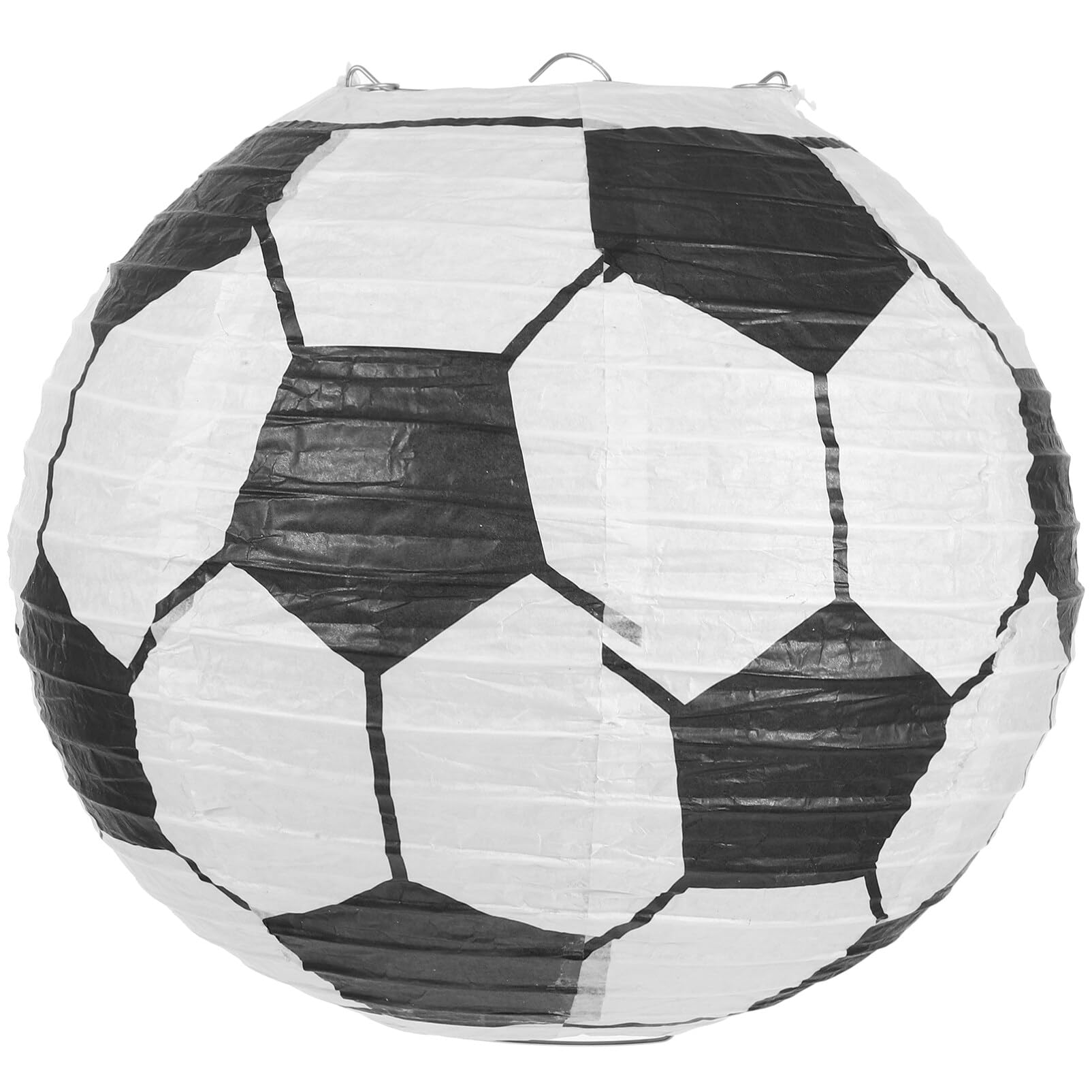 HOLIDYOYO Football Paper Lanterns Hanging Decor for Sports Themed Party Soccer Lantern Decor for Birthday Celebrations