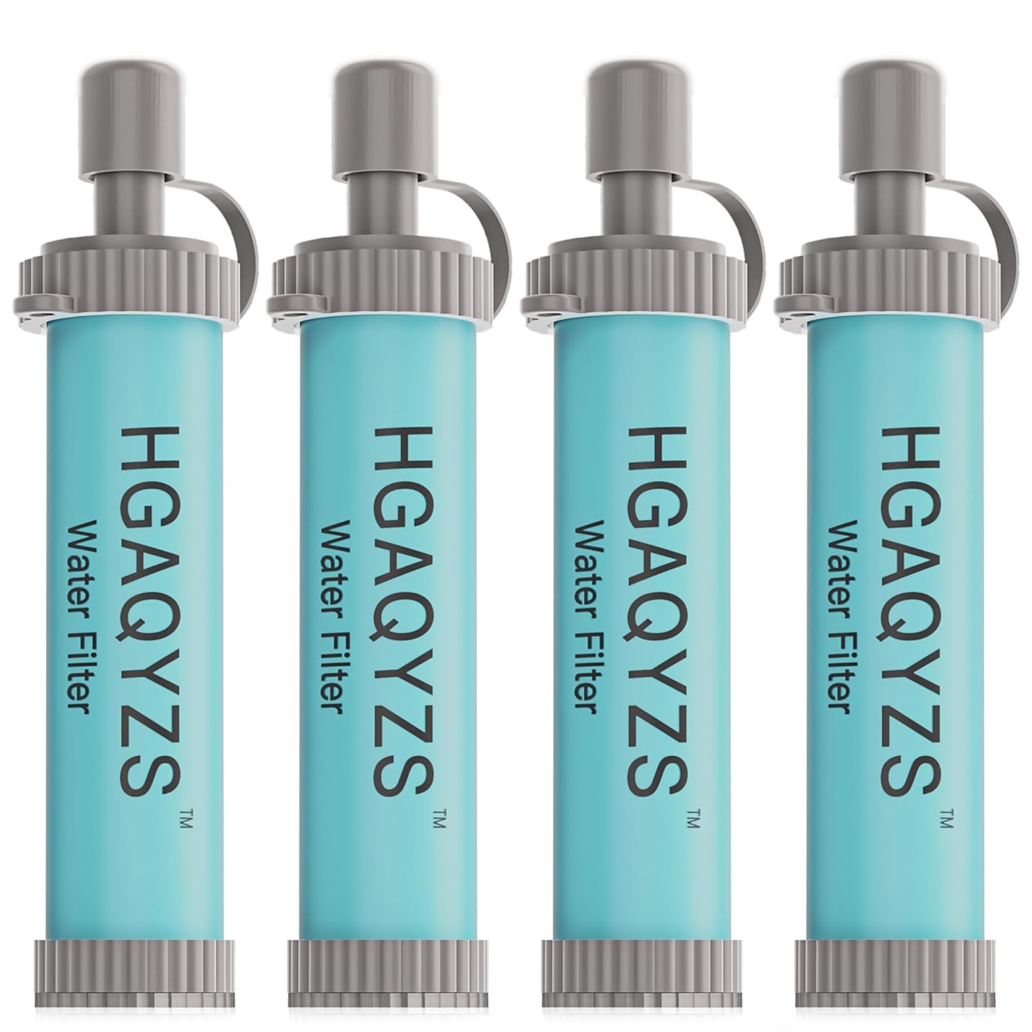 4 Packs of Water Filter Straws, Transportable Private Water Filtration System, Ultrafiltration Water Air purifier, Emergency Preparedness for Tenting, Climbing, Consuming, Journey, Searching, and Household Outings