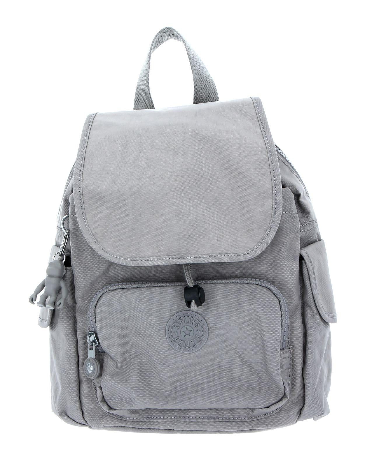 Kipling Women's City Pack Mini Backpacks, Grey Gris, 14x27x29 cm (LxWxH)