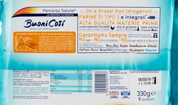 Galbusera BuoniCosi Classic Biscuits 330g, pack of 3