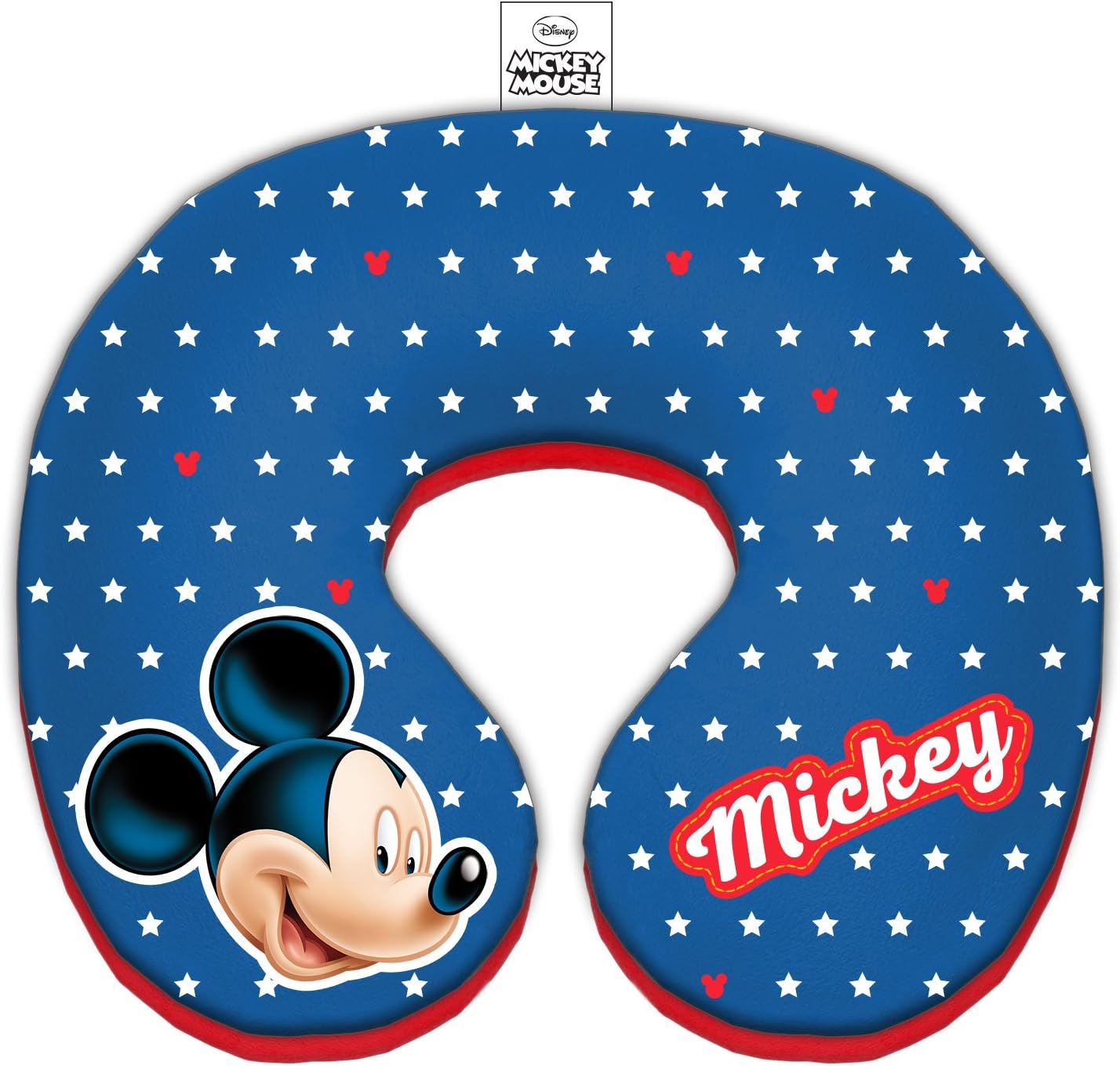 Disney 9602 Cars Neck Pillow – Very Cuddly Soft Neck Bolster, Material: 100% Polyester, Washable
