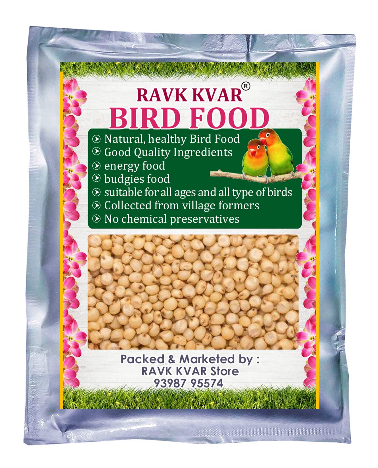 Bird Food/Bird Feed for All Birds Organic Jowar Seeds (0.5 kg) (B09N2PFN8B) Amazon Price History, Amazon Price Tracker