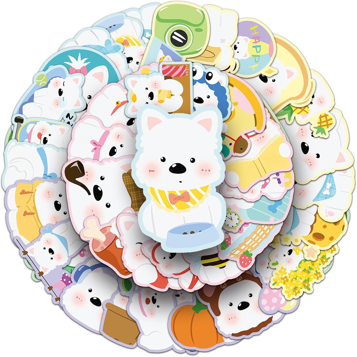 Animal Stickers for Kids, Waterproof Vinyl Stickers for Laptop Phone Guitar Kid Sticker Pack, Kid Classroom Prizes for Elementary Students Luggage Water Bottles Youth Adult Games, Non-Repeating
