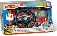 Vista 9 de Melissa & Doug Tablero de madera de la misión de rescate de la Patrulla Canina, juguete interactivo para volante de simulación, con luces y sonidos