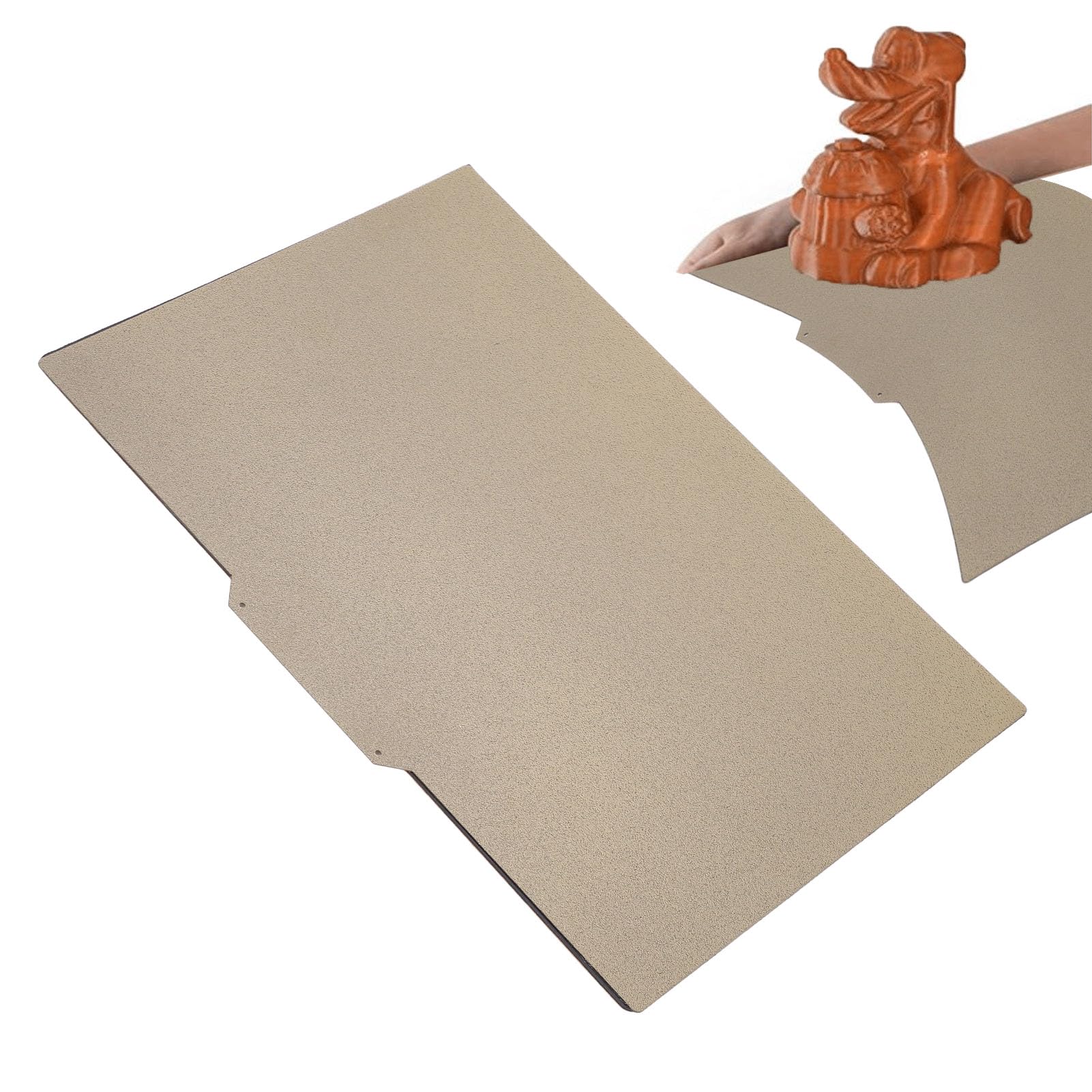 Strukturierte PEI Flexible Druckbettbettplatte 2 sieben 330 x 225 mm für Snapmaker J1S 3D -Drucker liefert doppelseitige PEI -Blatt mit magnetischer Basis einfacher