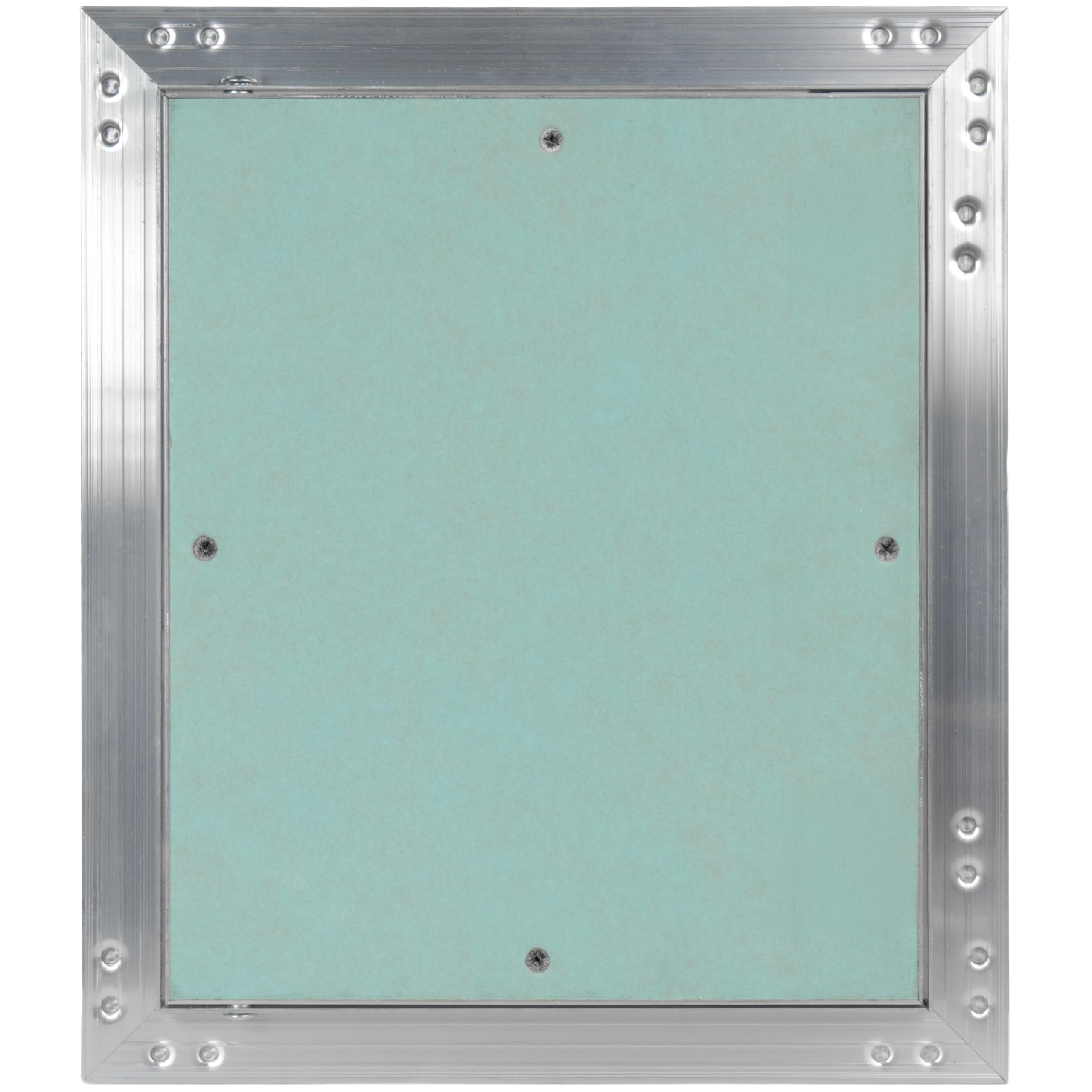 Vent Systems 250 x 300 mm Plasterboard Access Panel with 1.25 cm Gypsum Board - Push-Click Aluminium Inspection Hatch for Wall, Ceiling - Fuse Box Cover, Ceiling Panels, Wall Access Panel, Loft Hatch