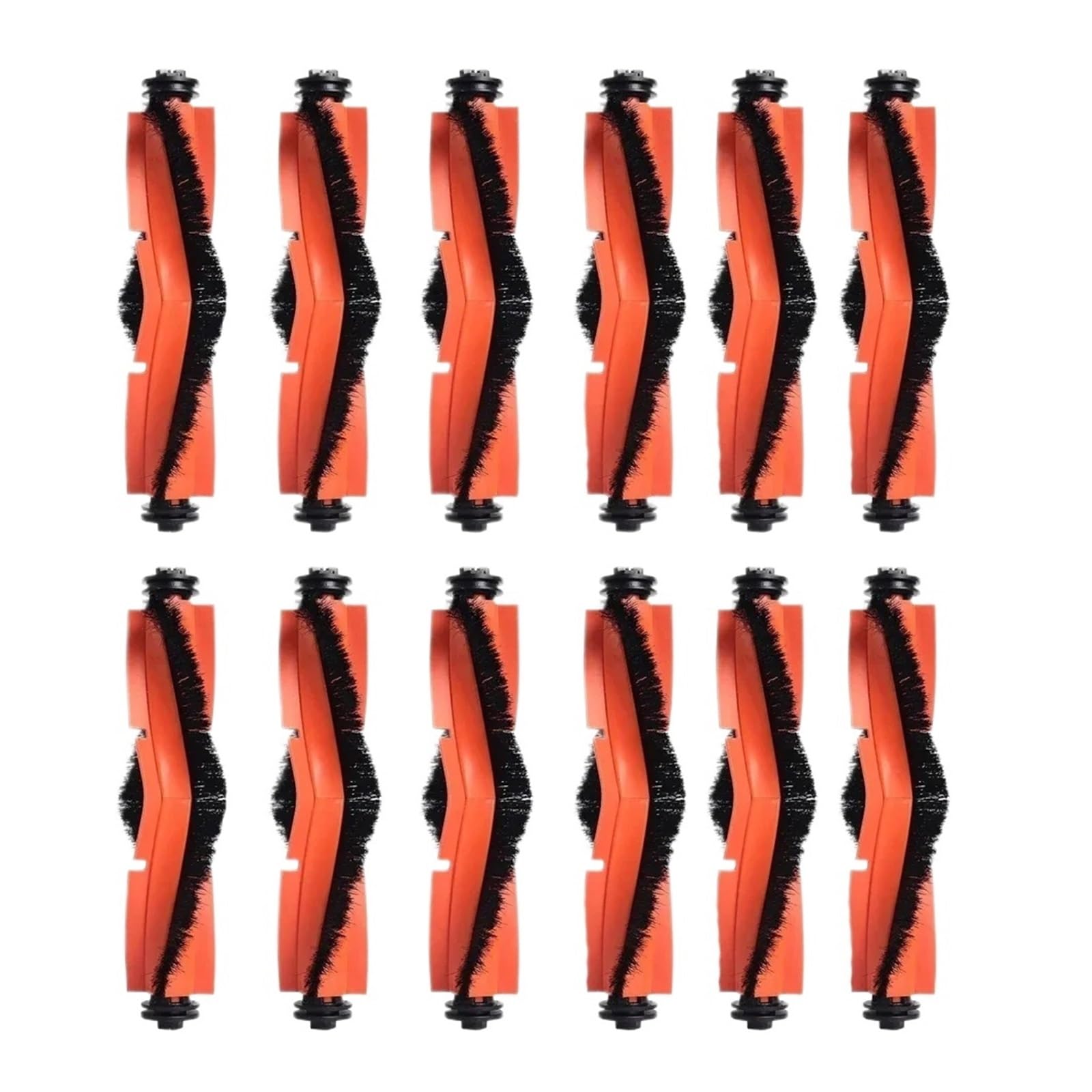 CSJUHYTR Replace Main Cleaning Brush Component, Compatible For Xiaomi X20 X10 X20 Plus X10 Plus, Robot Vacuum Roller Brush Accessory(12PCS)