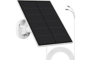 Solar Charger for Ring Doorbell, 5W IP65 Waterproof Solar Panel
