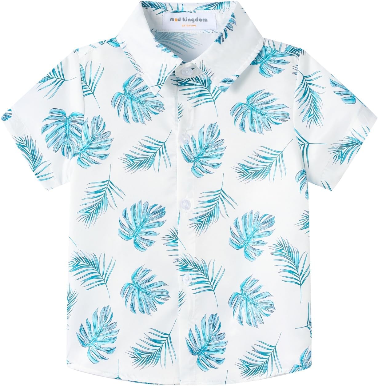 Mud Kingdom Boys Hawaiian Shirt Button Down Short Sleeve Summer Tropical Tops