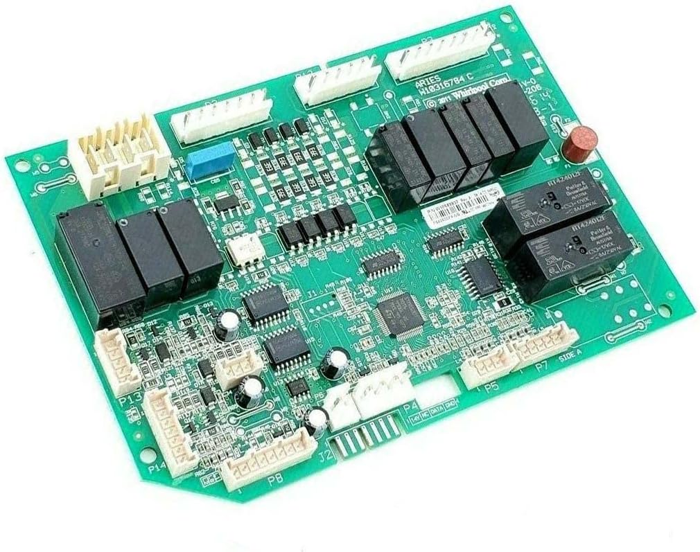 W10589837 Control Board for Whirlpool Maytag KitchenAid Kenmore Refrigerators WPW10589837 AP6023258 W10589837 3023008 PS11756599