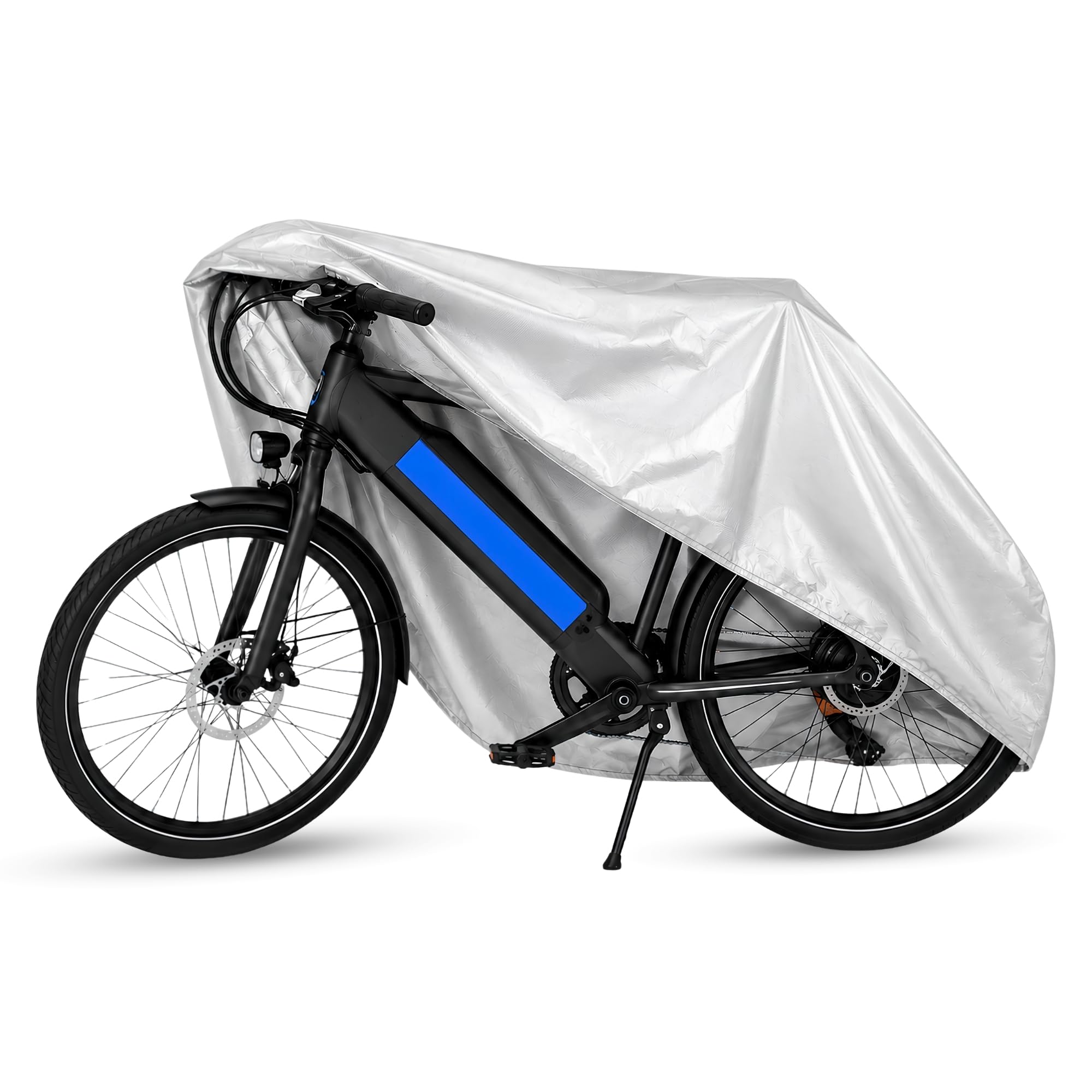 Funda para Moto y Bicicleta eléctrica Impermeable Anti-UV, 210x120 cm, Gris - imagen 1