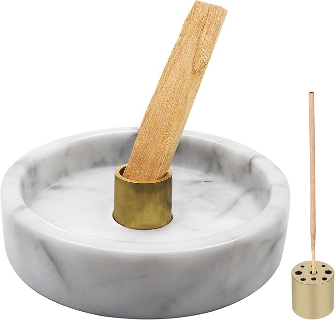 Cahzfie Luxury African Natural Marble Incense Holder, Incense Holders for Sticks, Sturdy Incense Burner Ideal for Meditation and Relaxing, Easy to Clean (Namib Fantasy Cahzfie Luxury African Natural Marble Incense Holder, Incense Holders for Sticks, Sturdy Incense Burner Ideal for Meditation and Relaxing, Easy to Clean (Namib Fantasy