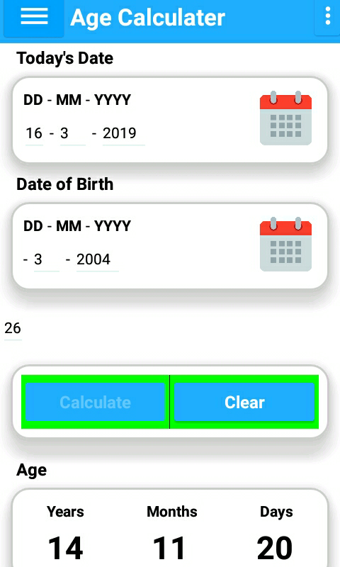 Age Calculator - App on Amazon Appstore