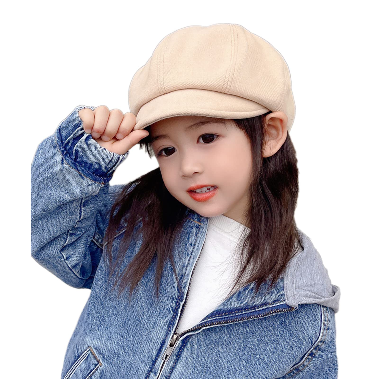 Amazon.co.jp: [ZumZup] キャスケット帽 ベレー帽 ハンチング ガールズ 