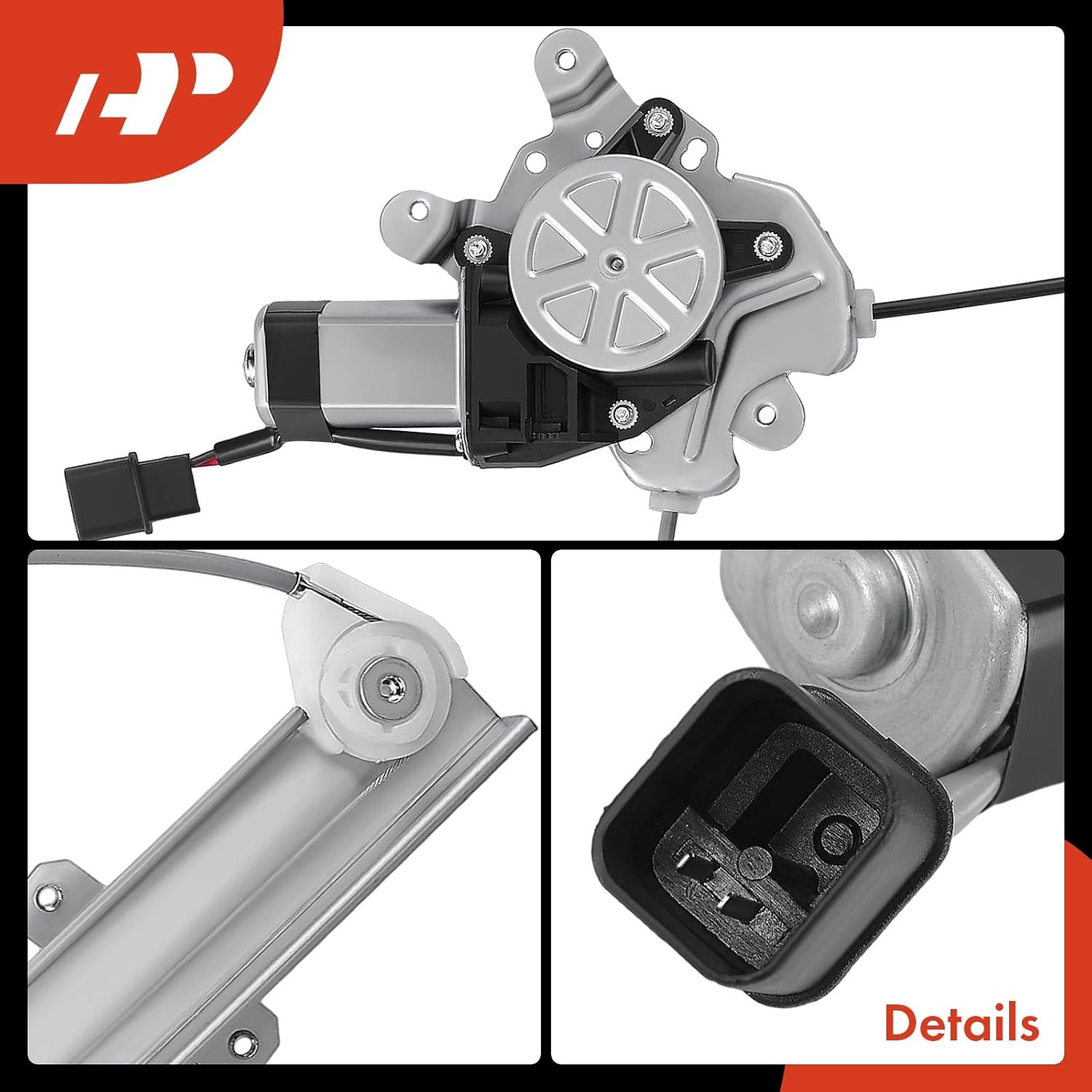 A-Premium Power Window Regulator with Motor Compatible with Mitsubishi Outlander 2003-2006 Front Driver Side