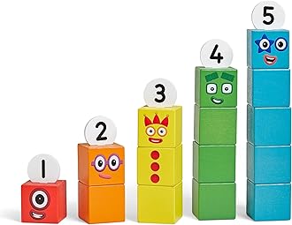 Numberblocks One to Five Wooden Building Blocks