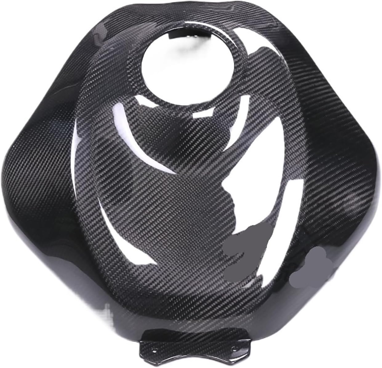 Compatible With KAWASAKI ZX 6R 636 2019-2024 Rear Carbon Fiber Full Front Tank Cover Protector Motorcycle Parts Fairng Kits(Twill weave matte)