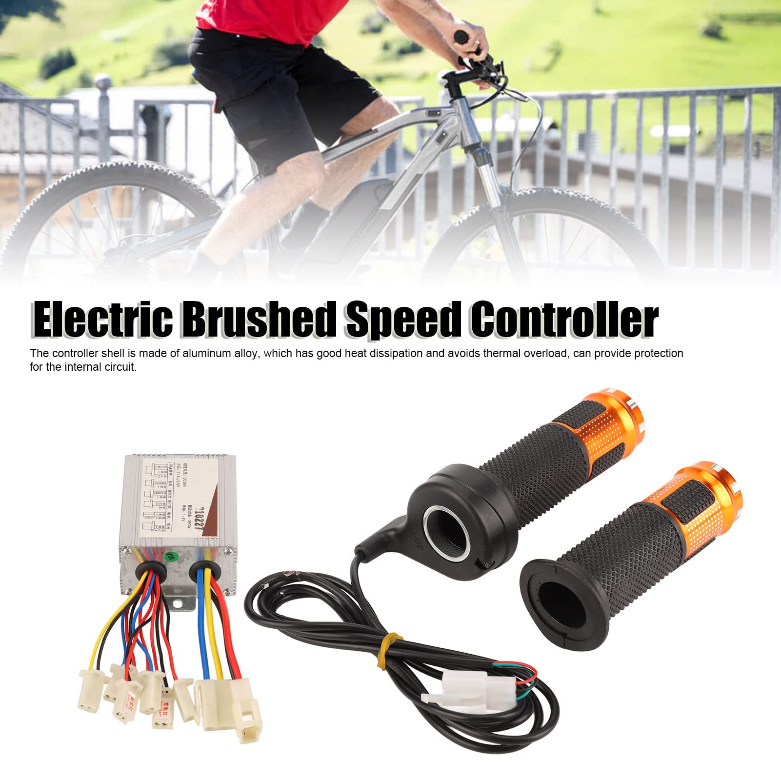 Motore Elettrico Spazzolato Per E-bici 1000w 48v Dc Con Controller E Pedale P 010537642845 - Foto 4