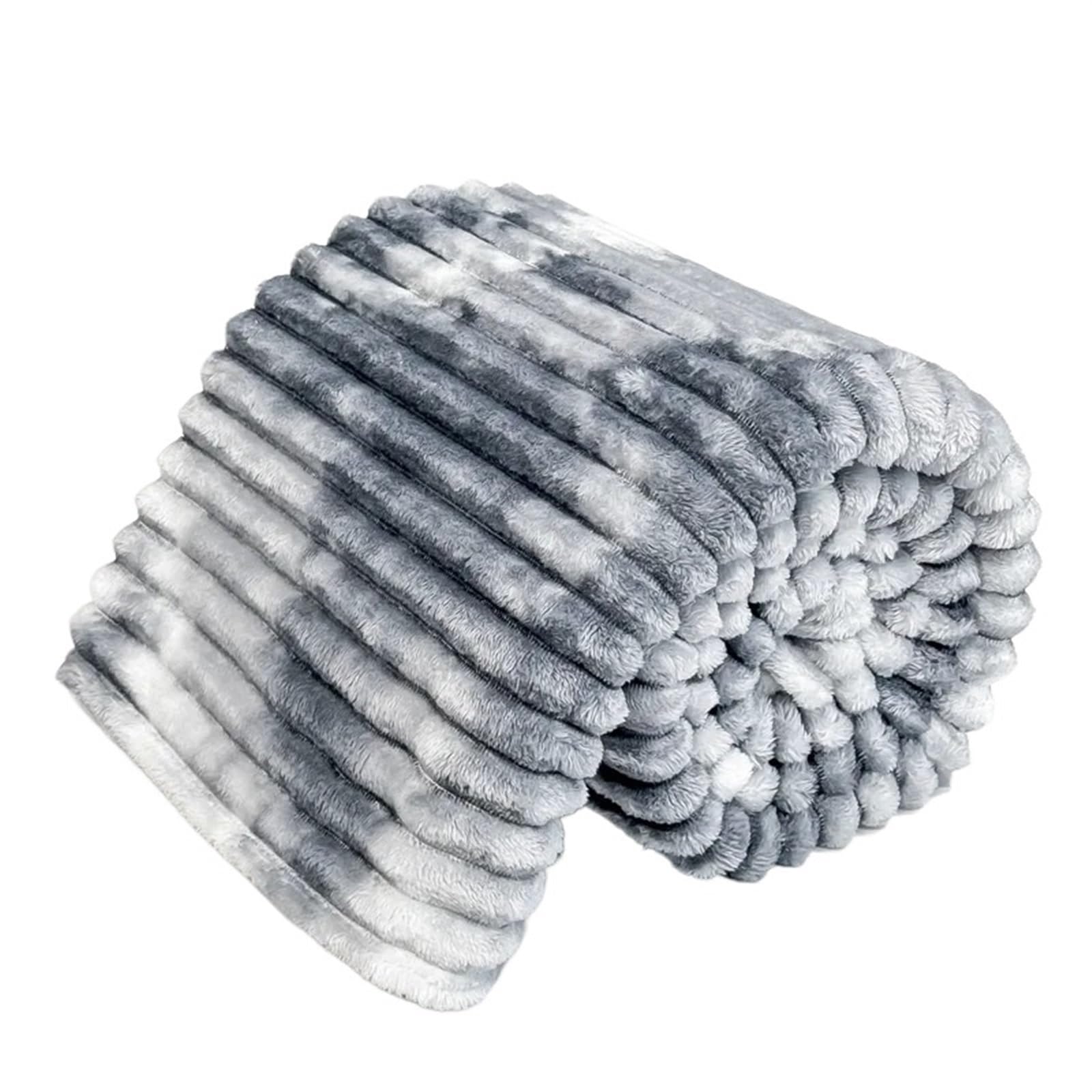 Couverture de lit en peluche douce pour vos soirées cocooning au salon ou literie d'hiver chaude