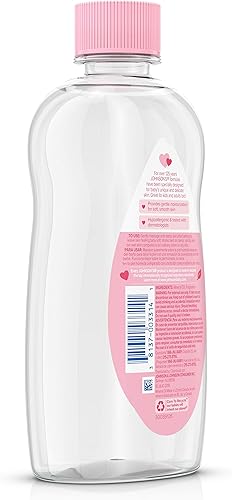 Miniatura 26 de Johnson's Baby Aceite para bebé, aceite mineral puro para evitar la pérdida de humedad, hipoalergénico, original, 3 onzas líquidas