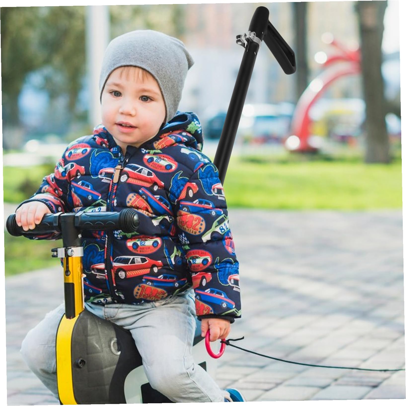 BESTonZON Maniglia Ergonomica per Passeggino e Monopattino Ragazzo Ragazza, Asta di Spinta di Ricambio, Accessorio per Genitori, Manubrio per Triciclo e Bici senza Pedali